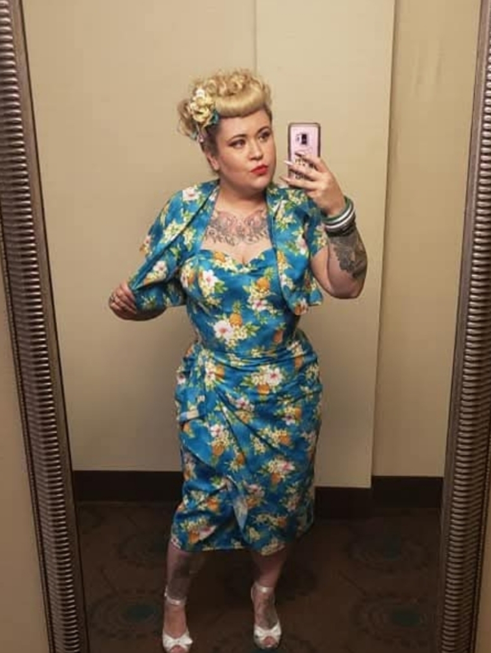 Viven Of Holloway Sarong Dress W/bolero Sz Uk 18